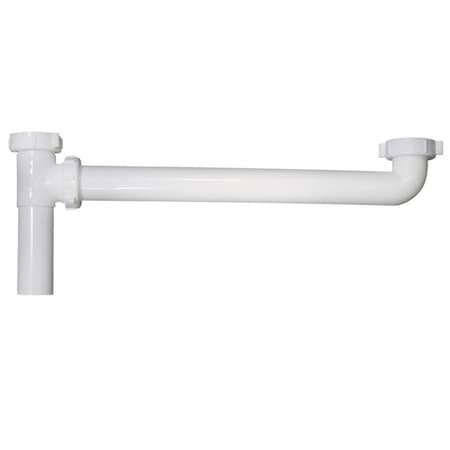 Keeney Mfg Keeney 1-1/2 in. D X 16 in. L Plastic Continuous Waste End Outlet 125A-16WK